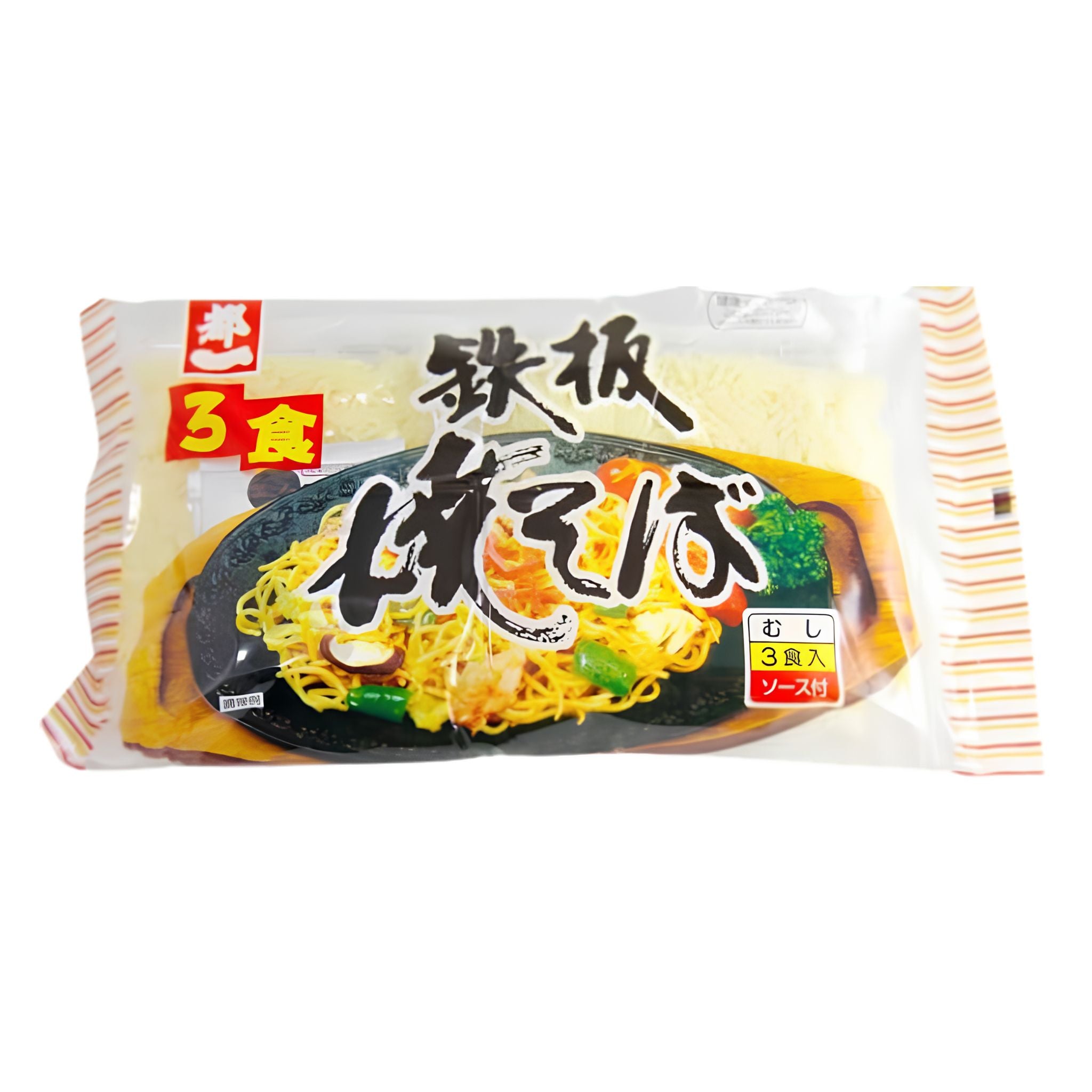 Miyakoichi Teppan Yakisoba Noodles (With Sauce, 3 Servings) 480g