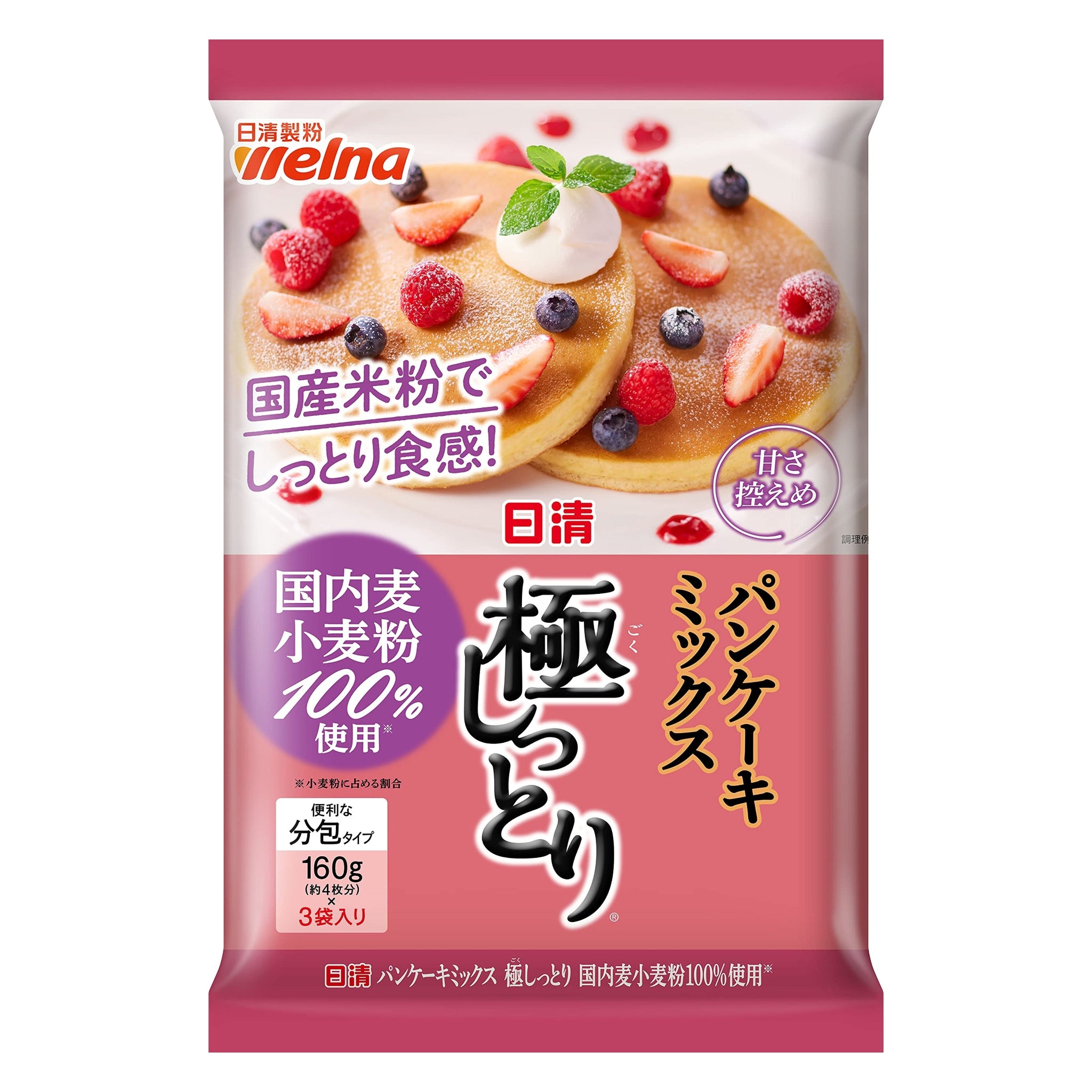 Nisshin Gokushittori Pancake Mix 480g (3 × 160g)