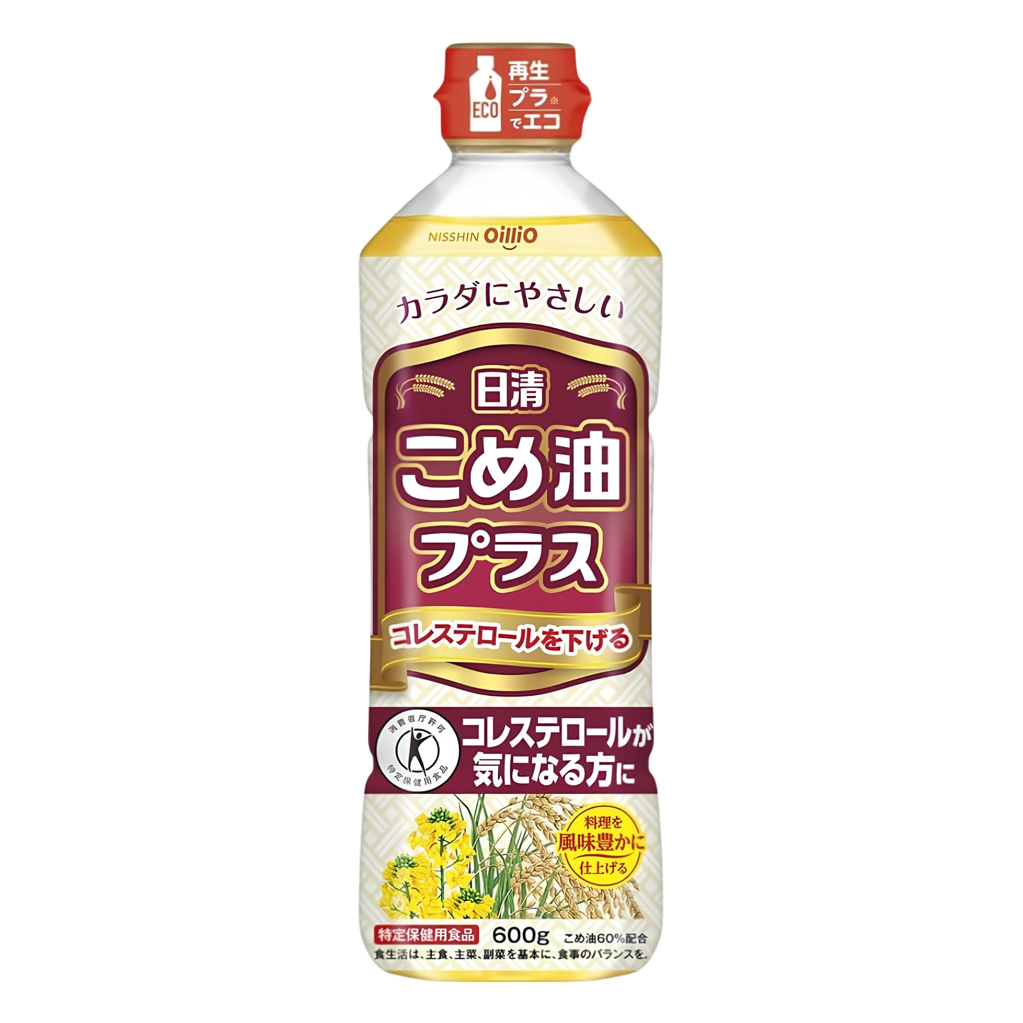 [BBD: August 2026] Nisshin Kome Abura Plus Rice Bran Oil 600g