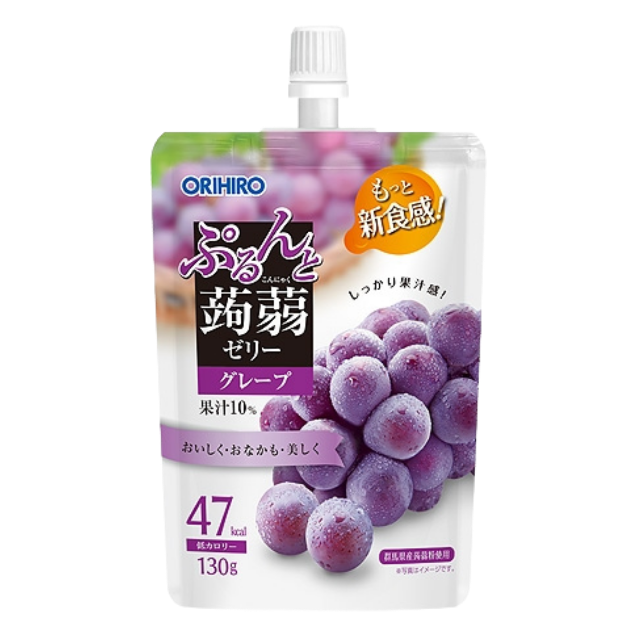 Orihiro Purunto Konnyaku Jelly Grape 130g