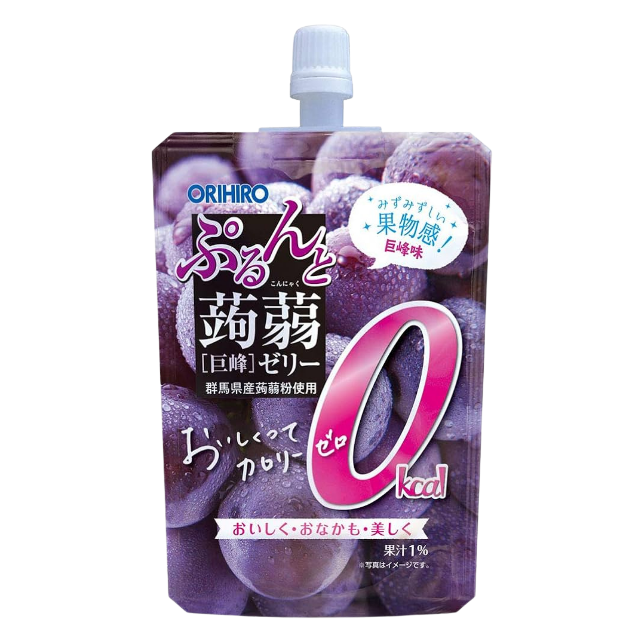 Orihiro Purunto Konnyaku Jelly Zero Kcal Kyoho Grape 130g