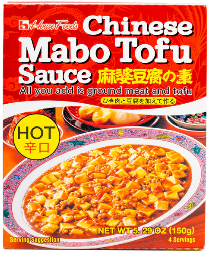 House Chinese Mabo Tofu Sauce Hot 150g
