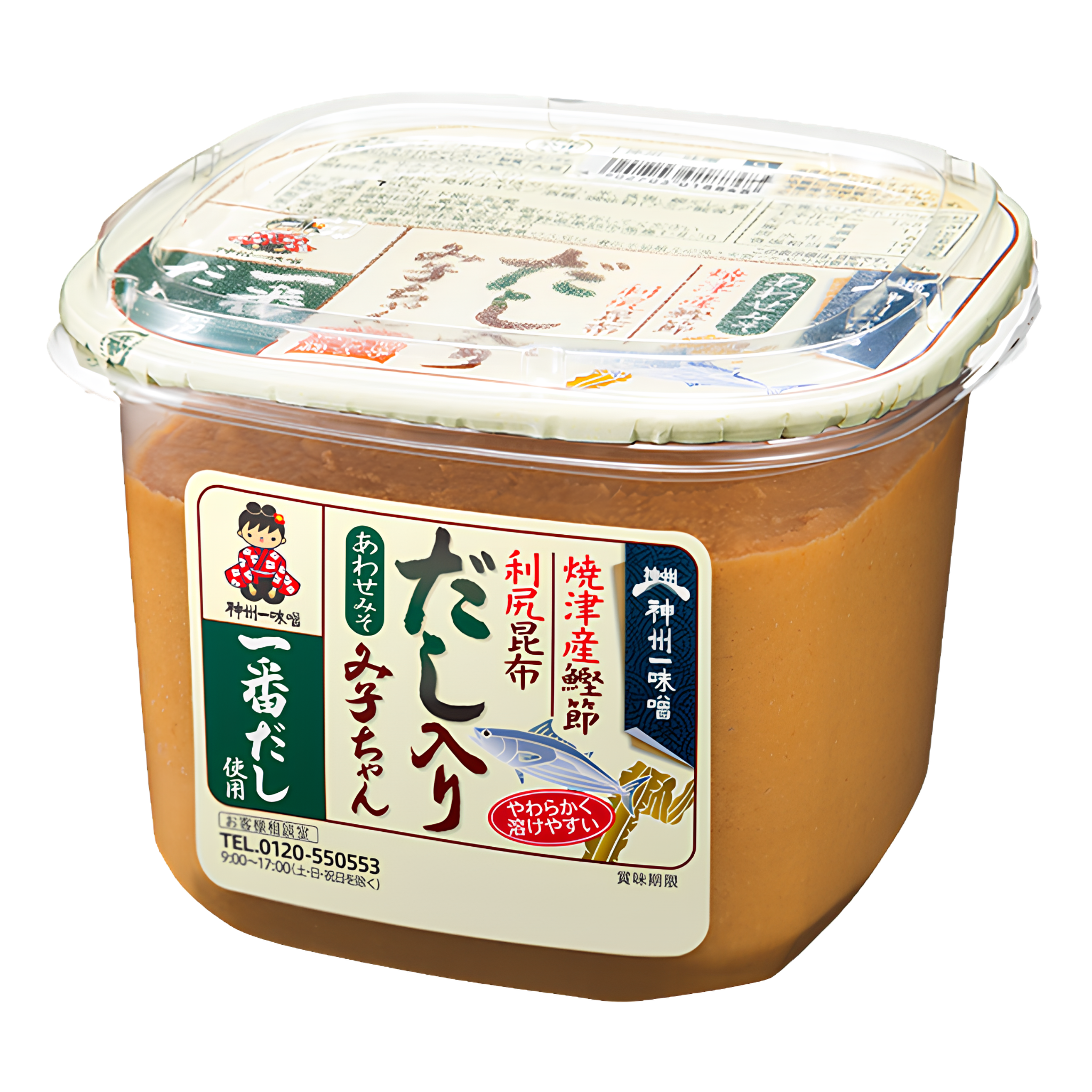Shinsyu-Ichi Miko-chan Awase Miso with Dashi 750g