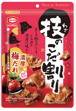 Kameda Waza no Kodawari Rich Ume Plum Rice Crackers 100g