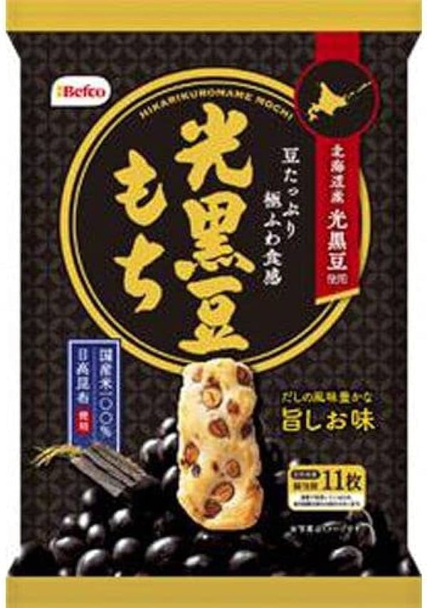 [BBD: 12 May 2024] "Befco" Black Bean Rice Cracker 11pcs 65g