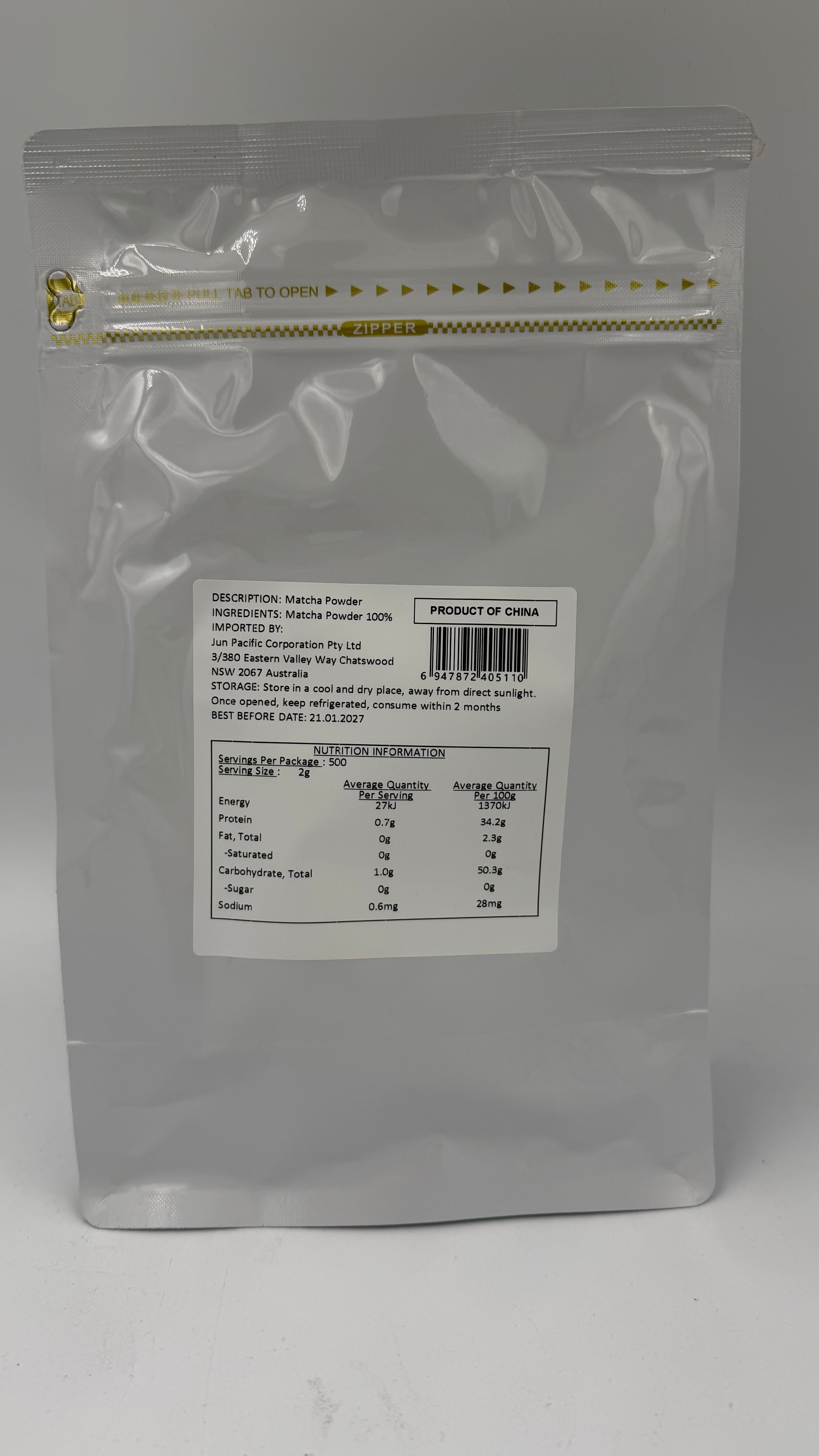 Mountain Matcha Powder 1Kg