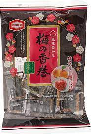 [BBD: 17.Apr.2024] "Kameda" Plum Flavour Rice Cracker 16pcs 51.2g