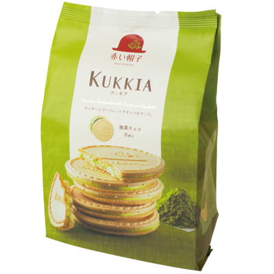 "Akai Boushi" Kukkia Matcha Choco 8pcs