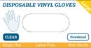 Jun Disposable Vinyl Gloves (Large, Powdered) 100pcs