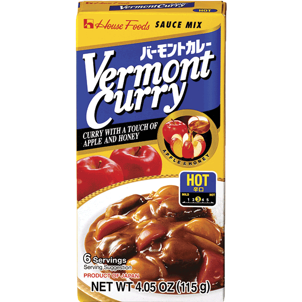 House Vermont Curry Hot 115g