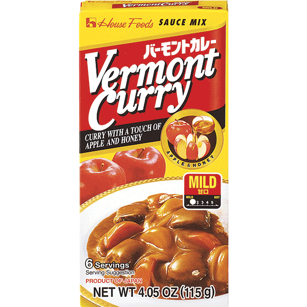 House Vermont Curry Mild 115g
