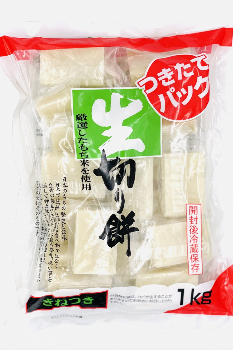 Buy Daishin Shokuhin Tsukitate Pack Nama Kiri Mochi 1kg | Jun Direct