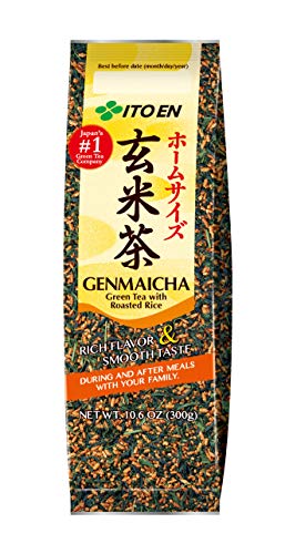 Ito En Home Size Genmaicha - Green Tea Leaves with Roasted Rice 300g
