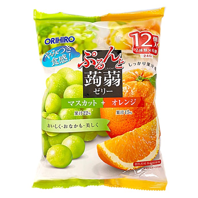 Orihiro Konnyaku Jelly Muscat + Orange 240g