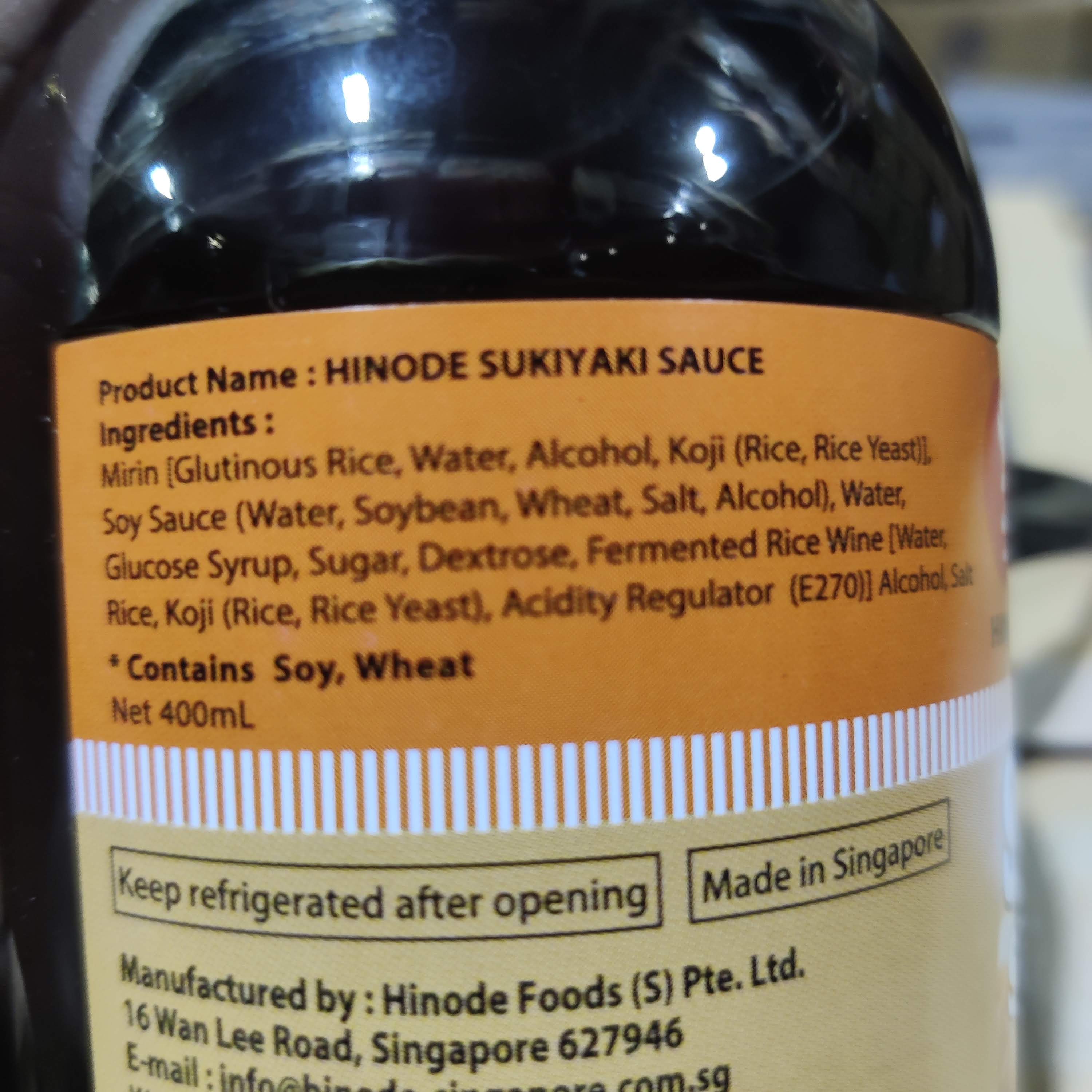 Hinode Sukiyaki Sauce 400ml