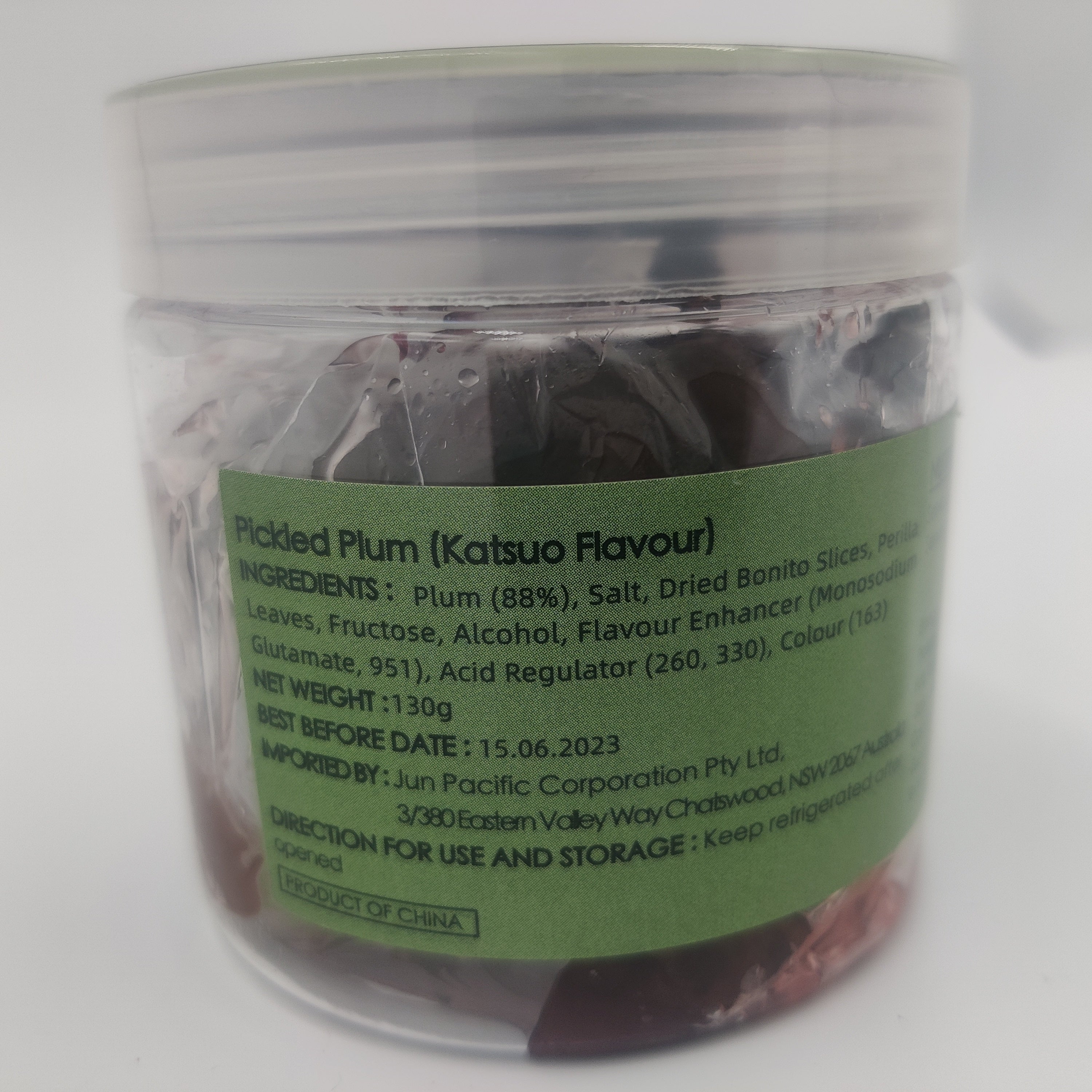 Buy Jun Pacific Katsuo Umeboshi Plums 130g | Jun Direct