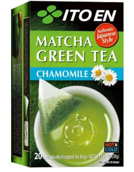 Ito En Matcha Green Tea Chamomile Tea Bags 20 30g