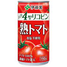 "Ito En" Ripe(Juku) Tomato Juice Can 190ml (4.6kg)