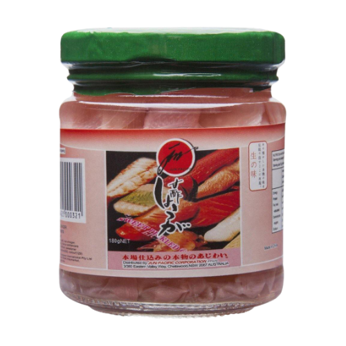 Jun Pacific Pink Pickled Ginger (Jar) 128g