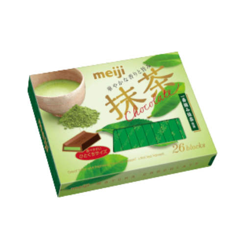Meiji Matcha Chocolate Box 121g