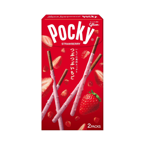 Buy Glico Pocky Crunchy Strawberry Flavour 57g | Jun Direct