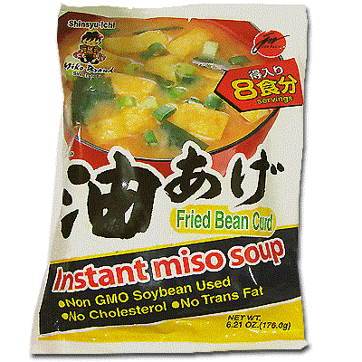 Shinshuichi Sokuseki (Instant) 8 Pack Miso Soup with Aburaage (Bean Curd) 176g