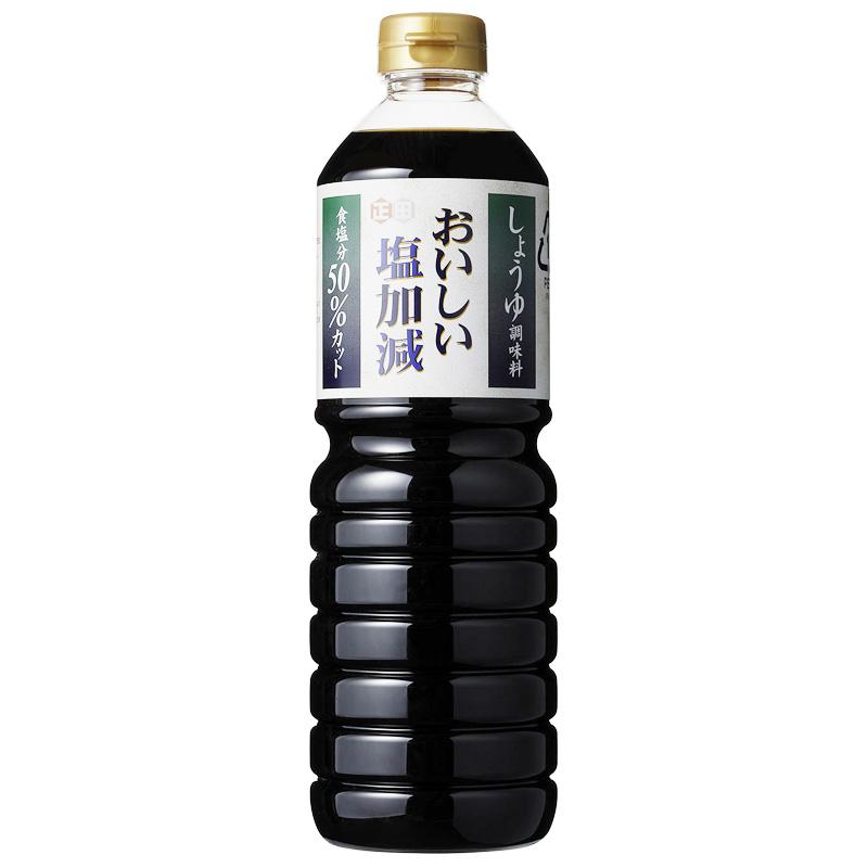 Shoda Oishii Shiokagen (Reduced-Salt Soy Sauce Seasoning) 1L