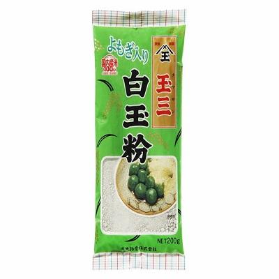 Tamasan Yomogi Shiratamako (Glutinous Rice Flour with Mugwort) 200g