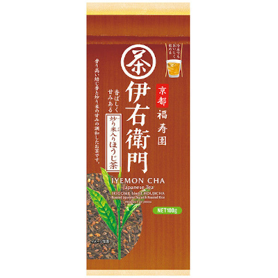 Ujinotsuyu iemon Irigomeiri Roasted Tea Leaves 100g