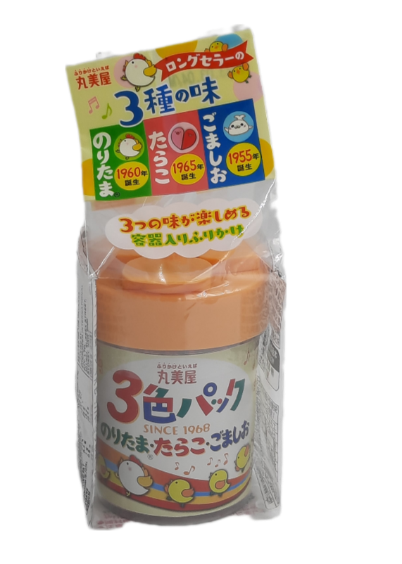 Marumiya 3 Flavour Furikake (Tamago, Tarako, Goma shio) 56g