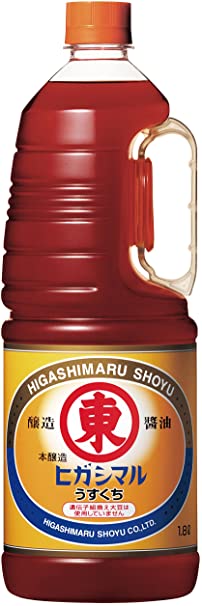 Higashimaru Usukuchi Soy Sauce (Light Soy Sauce) 1.8L