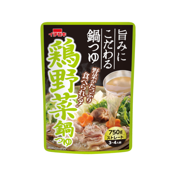 Ichibiki Chicken and Vege Nabe Soup Stock 750g