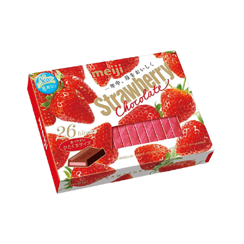 Meiji Strawberry Chocolate Box 26pcs 120g