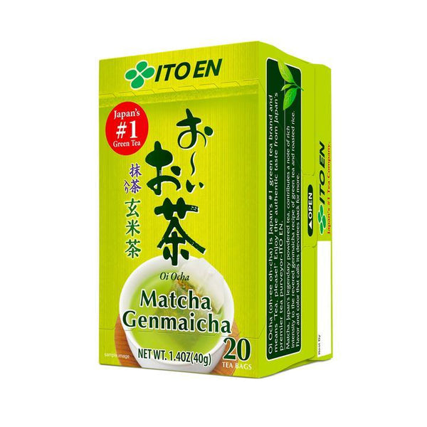 Ito En O-i Ocha Genmaicha (Green Tea with Roasted Rice) Tea Bags 20 40g