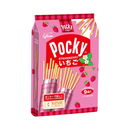 "Glico" Pocky Ichigo (Strawberry) 8pcs  93.6g