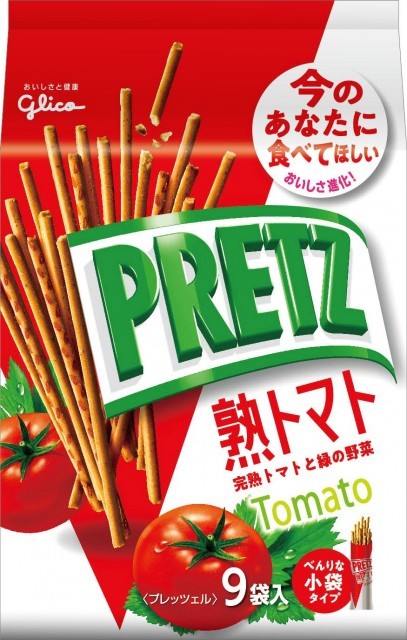 Buy Glico Pretz Tomato 9pack 134g | Jun Direct