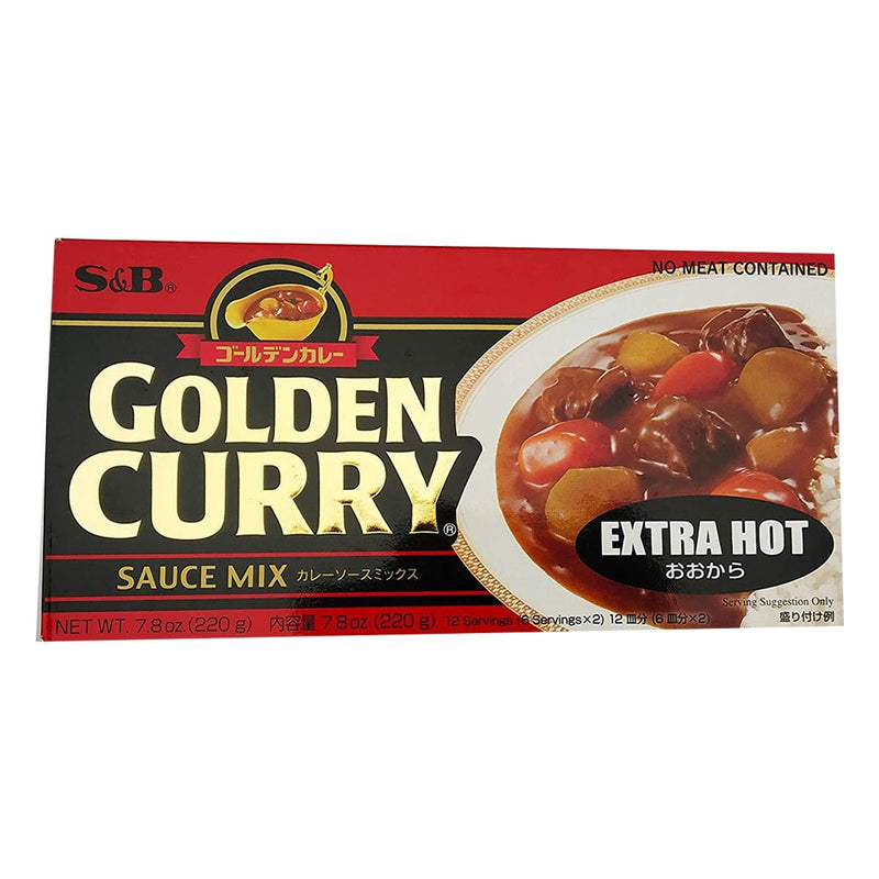S&B Golden Curry Extra Hot 220g