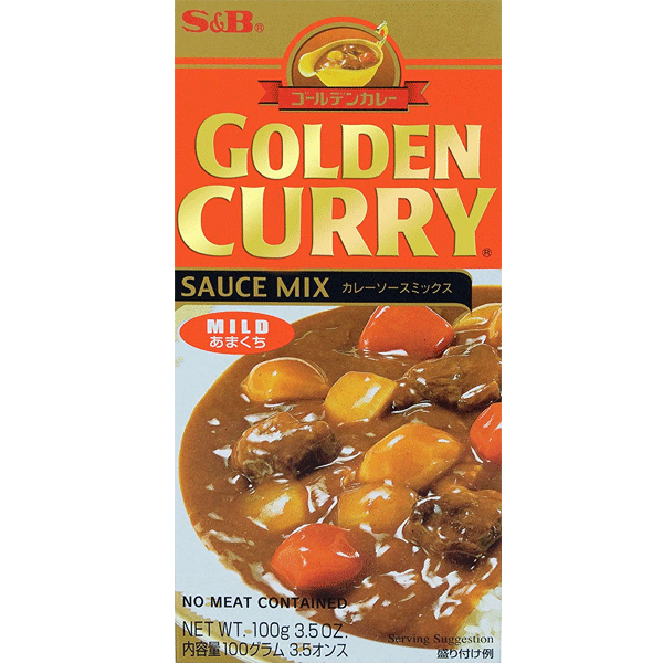 S&B Golden Curry Mix Mild 92g