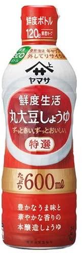 Yamasa Sendo Seikatsu Special Whole Bean Soy Sauce 600ml